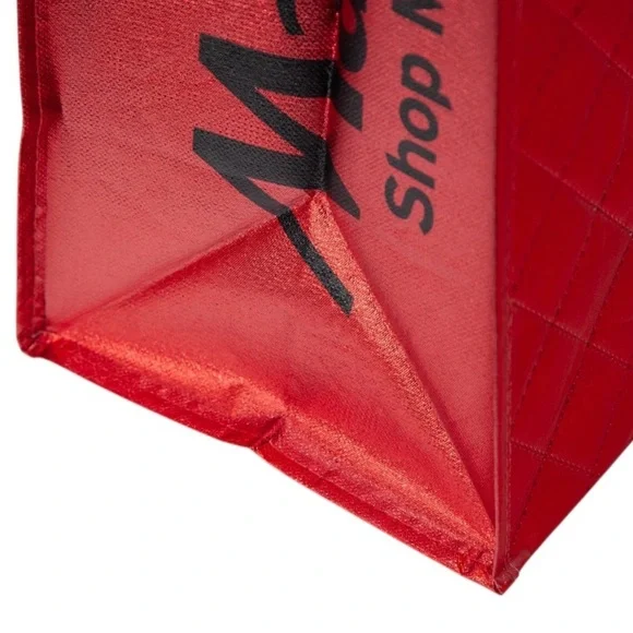 Marshall’s Metallic Red Reusable Shopping Bag - Picture 5 of 12